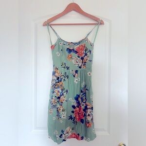 Anthropologie | Moulinette Soeurs Floral Silk Mini Dress | Size 0